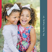 "Happy Hue" - Holiday Cards in Ruby by Lauren Chism - Detail