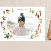 "Skate!" - Holiday Cards in Forest by Morgan Ramberg - Front