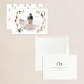 "Skate!" - Holiday Cards in Forest by Morgan Ramberg - Assembled