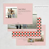 "Tripled Joy" - Holiday Cards in Gumdrop by Brooke Chandler - Back of Card Options