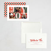"Tripled Joy" - Holiday Cards in Gumdrop by Brooke Chandler - Assembled