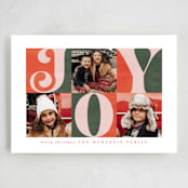 "Tripled Joy" - Holiday Cards in Gumdrop by Brooke Chandler - Full Design