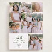"Among the Pines" - Holiday Cards in Porcelain by Everett Paper Goods - Front