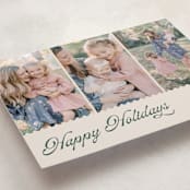 "jagged edge" - Holiday Cards in Pudding by Cass Loh - Detail