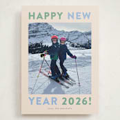 "Happy Colors" - Holiday Cards in Spearmint by Carolyn MacLaren - Front