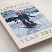 "Happy Colors" - Holiday Cards in Spearmint by Carolyn MacLaren - Detail