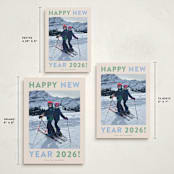 "Happy Colors" - Holiday Cards in Spearmint by Carolyn MacLaren - Formats Available