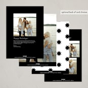 "Postcard Greetings" - Holiday Cards in Ink by Blustery August - Back of Card Options