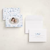 "12 Days of Christmas Toile" - Holiday Cards in Ice by Teju Reval - Assembled