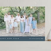 "minimalist" - Holiday Cards in Denim by Nicole Walsh - Front