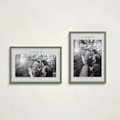 "Merry Bows" - Holiday Cards in Sage by Nicole Walsh - Photo Orientation Options