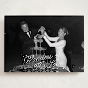 "Lively Note" - Holiday Cards in Snow by Kate Ahn - Front