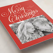 "Peppermint Twist" - Holiday Cards in Candy Apple by Jessica Williams - Detail