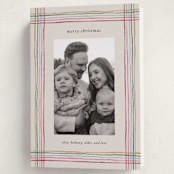 "Merry Little Lines" - Holiday Cards in Gumdrop by Kercia Jane - Folded Card
