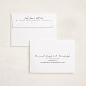 "Postcard Note" - Holiday Cards in Ink by Ekko Studio - FREE Recipient Addressing