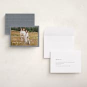 "Minimalist Border" - Holiday Cards in Slate by Stacey Meacham - Assembled