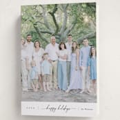 "Together" - Holiday Cards in Winter by Christy Hy Lee - Folded Card