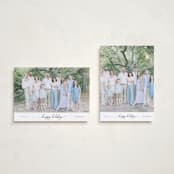 "Together" - Holiday Cards in Winter by Christy Hy Lee - Photo Orientation Options