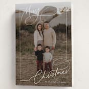 "Sophisticate" - Holiday Cards in Snow by Nicoletta Savod - Folded Card