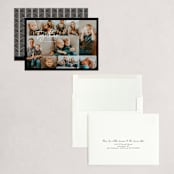 "Together" - Holiday Cards in Black Olive by Elky Ink - Assembled