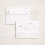 "Scattered Trees" - Holiday Cards in Cotton by Michelle Taylor - FREE Recipient Addressing