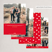 "sending christmas cheer" - Holiday Cards in Snow by Leah Ragain - Back of Card Options
