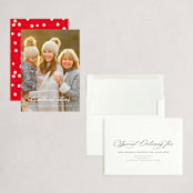 "sending christmas cheer" - Holiday Cards in Snow by Leah Ragain - Assembled