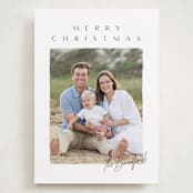 "Merry & Minimal" - Holiday Cards in Pinecone by Ekko Studio - Front