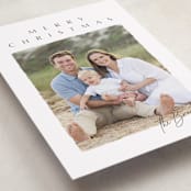 "Merry & Minimal" - Holiday Cards in Pinecone by Ekko Studio - Detail