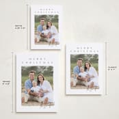 "Merry & Minimal" - Holiday Cards in Pinecone by Ekko Studio - Formats Available