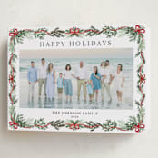 "traditional christmas" - Holiday Cards in Holly by Angel Walker - Folded Card