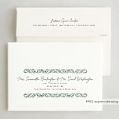 "Holiday Linen" - Holiday Cards in Marine by Chris Griffith - FREE Recipient Addressing