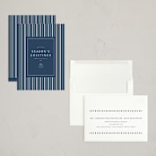 "Striped Season" - Holiday Cards in Juniper Berry by Amy Kross - Assembled