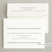 "Striped Season" - Holiday Cards in Juniper Berry by Amy Kross - FREE Recipient Addressing