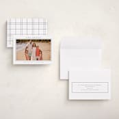 "Minimalist Frame" - Holiday Cards in Snow by Nicole Walsh - Assembled