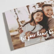 "Heart Be Light" - Holiday Cards in Snow by Sara Hicks Malone - Detail