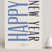 "headline" - Holiday Cards in Starry Night by Carrie Moradi - Front
