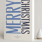 "headline" - Holiday Cards in Starry Night by Carrie Moradi - Folded Card