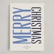 "headline" - Holiday Cards in Starry Night by Carrie Moradi - Full Design
