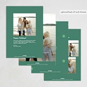 "a very fun tree" - Holiday Cards in Garland by Lori Wemple - Back of Card Options
