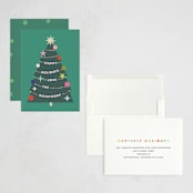 "a very fun tree" - Holiday Cards in Garland by Lori Wemple - Assembled