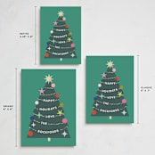 "a very fun tree" - Holiday Cards in Garland by Lori Wemple - Formats Available