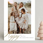 "Golden Joy" - Holiday Cards in Caramel by Brooke Chandler - Front