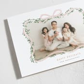 "Ribbonly Frame" - Holiday Cards in Blush by Itsy Belle Studio - Detail