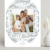 "Many Times Many Ways" - Holiday Cards in Slate by Alethea and Ruth - Front