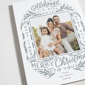 "Many Times Many Ways" - Holiday Cards in Slate by Alethea and Ruth - Detail