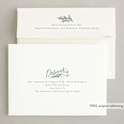 "Many Times Many Ways" - Holiday Cards in Slate by Alethea and Ruth - FREE Recipient Addressing
