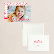"Modern Merry Greeting" - Holiday Cards in Apple by Kristen Smith - Assembled