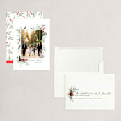 "Nature & Blessings" - Holiday Cards in Crimson by Susan Moyal - Assembled