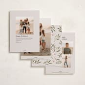 "Festive Five" - Holiday Cards in Vanilla by Lindsay Megahed - Back of Card Options